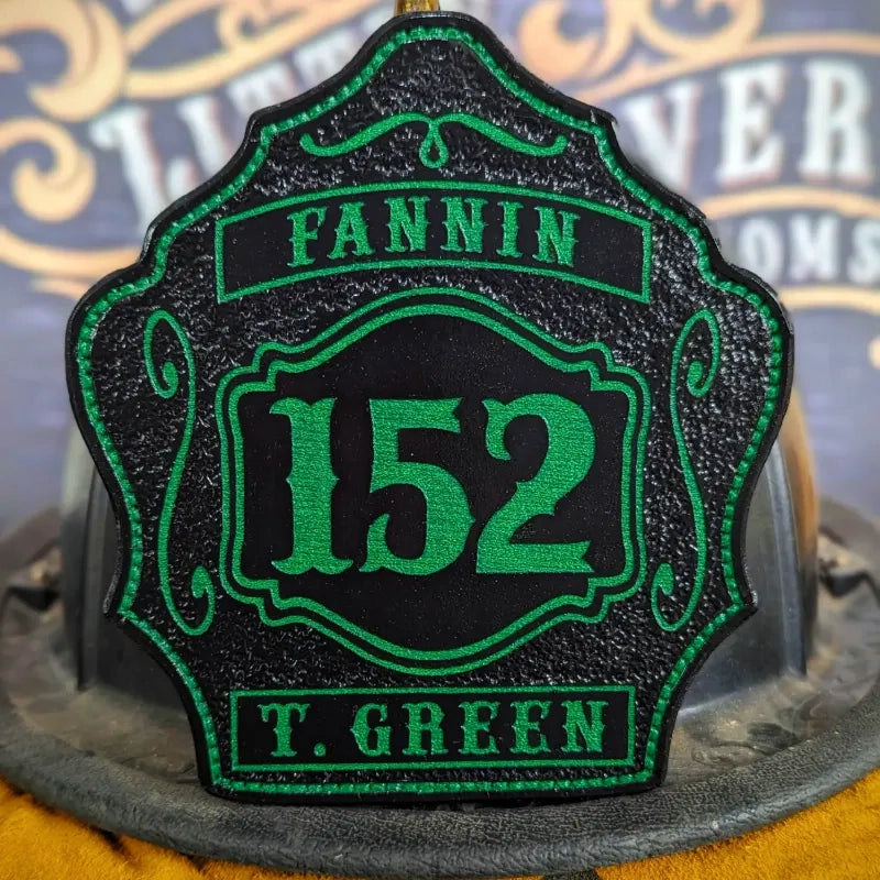 Standard Issue firefighter helmet shield made to order