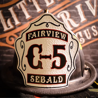 Standard Issue firefighter helmet shield handmade quality