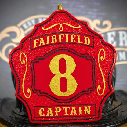 Standard Issue firefighter helmet shield leather handmade