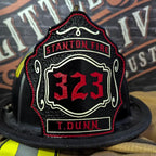 Traditional Standard Issue firefighter helmet shield