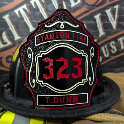 Traditional Standard Issue firefighter helmet shield