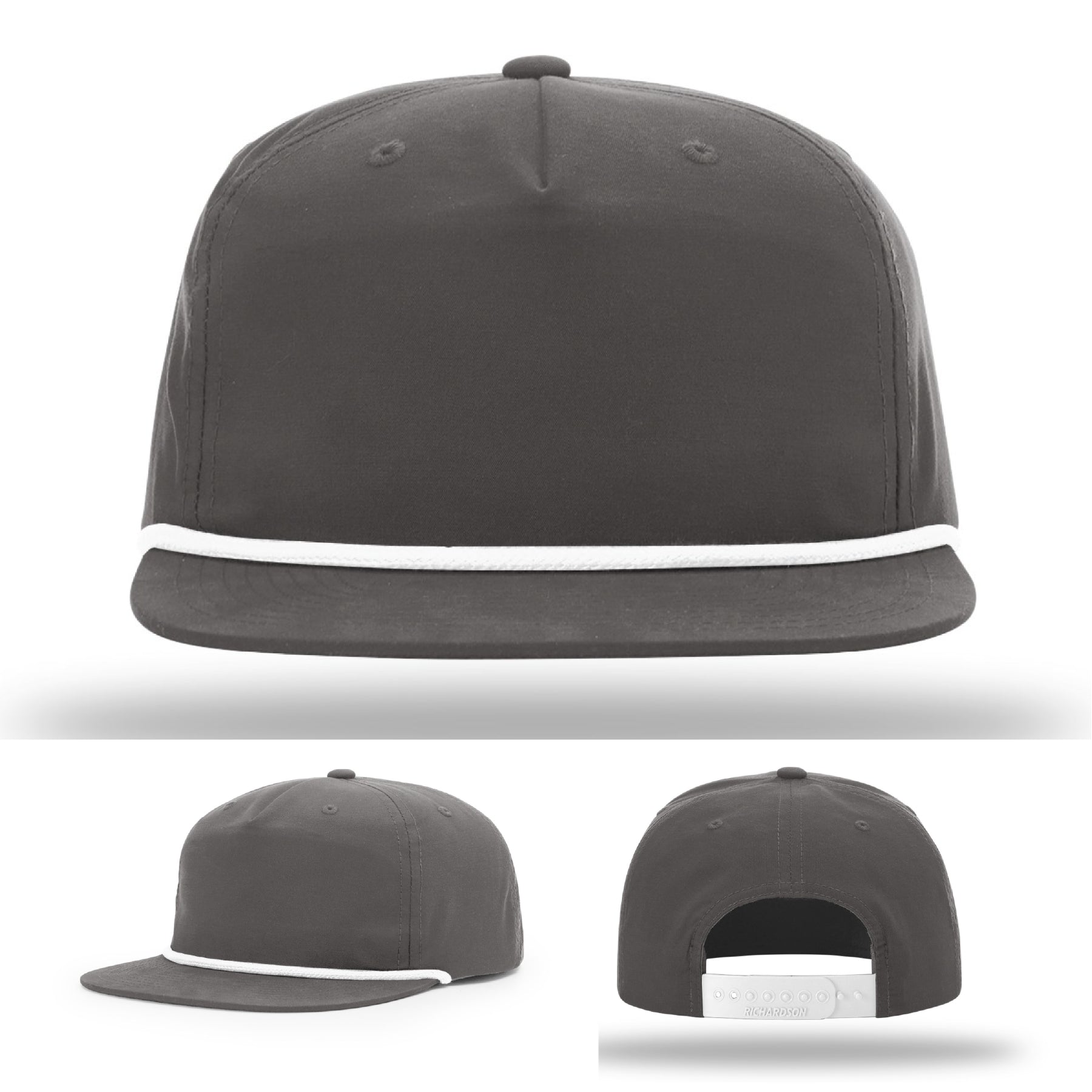 Plain Richardson hat for adding custom leather state flag patch