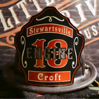 The Deuce firefighter helmet shield professional finish