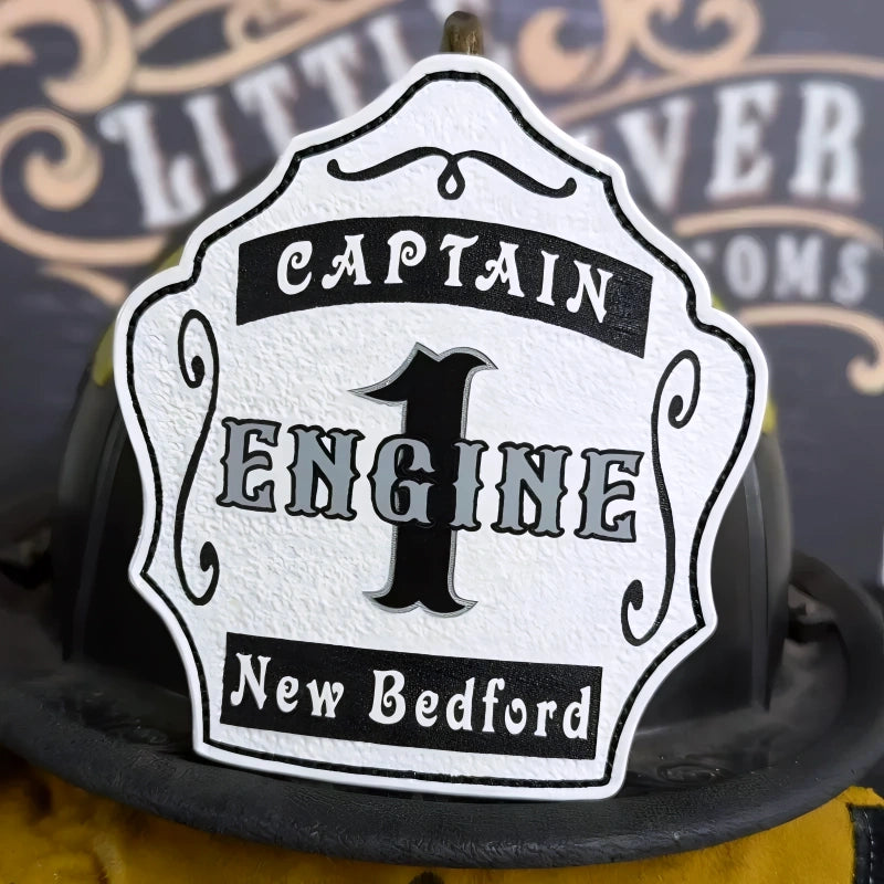 The Deuce firefighter helmet shield firehouse ready