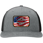 Rockaway Point Firefighter Leather Patch Hat