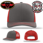USS Bataan Drag Racer leather patch hat
