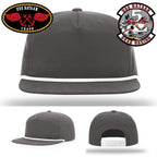 USS Bataan military hat with authentic leather patch