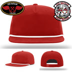 USS Bataan Crash Crew hat with sharp leather detail