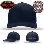 USS Bataan Navy custom hat with full grain leather