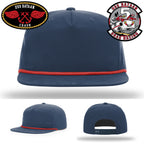 USS Bataan Drag Racer Navy leather patch hat