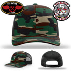 USS Bataan Navy crew pride hat with leather patch