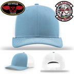 USS Bataan crew hat with Crash Crew leather patch