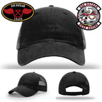 USS Bataan veteran hat with custom leather patch