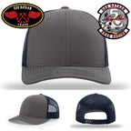 USS Bataan custom hat with full grain leather patch