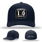 Wagon Company 10 fire department leather patch hat