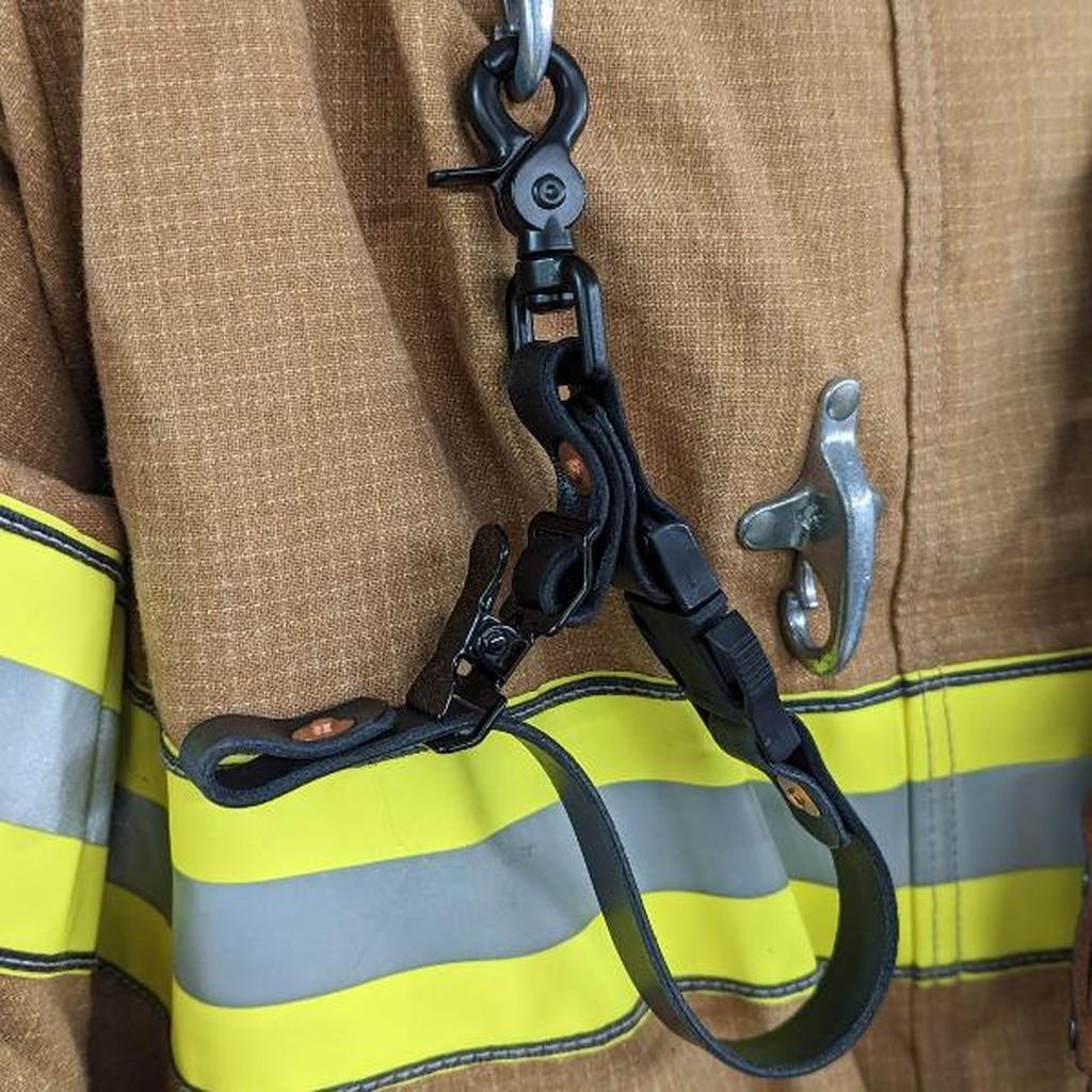 Genuine leather firefighter glove strap, firefighter glove strap, fire gear, firefighters, first responders, firefighter gifts, Leather glove strap, Glove holder, Handmade glove holder, leather glove holder