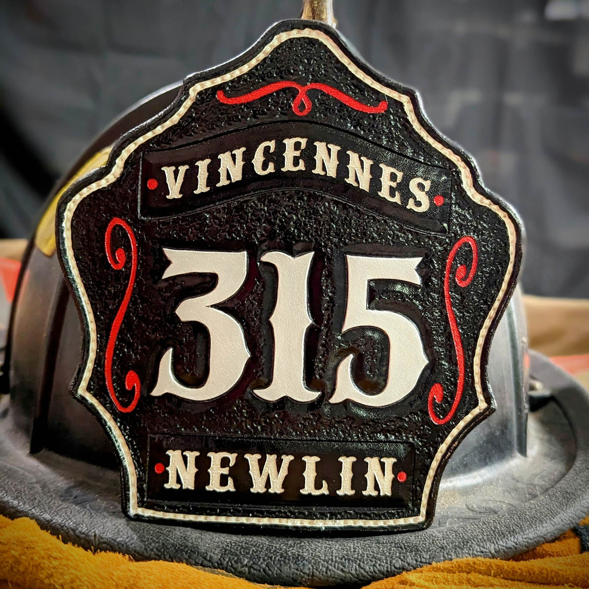 1st Due Leather Helmet Shield - LittleRiverCustoms
